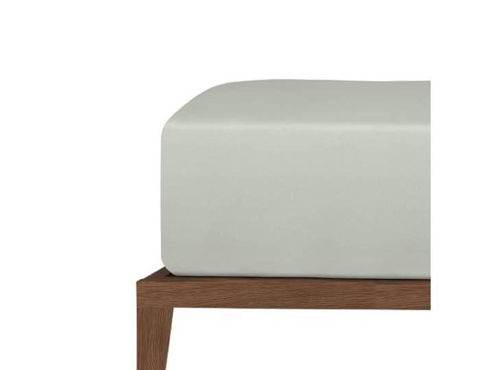 Uncover by Schiesser Spannbettlaken New Jersey - Edeljersey - 180 x 200 cm - Silber