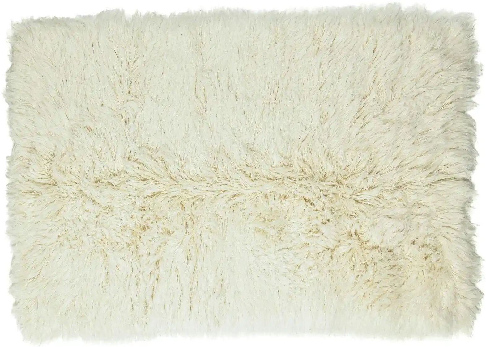 THEKO Flokati Wollteppich  Flokos ¦ beige ¦ Wolle ¦ Maße (cm): B: 190 H: 10