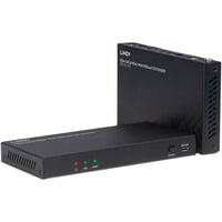 HDMI 4K60 HDBaseT Extender, HDMI Verlängerung schwarz, 100m, Cat.6