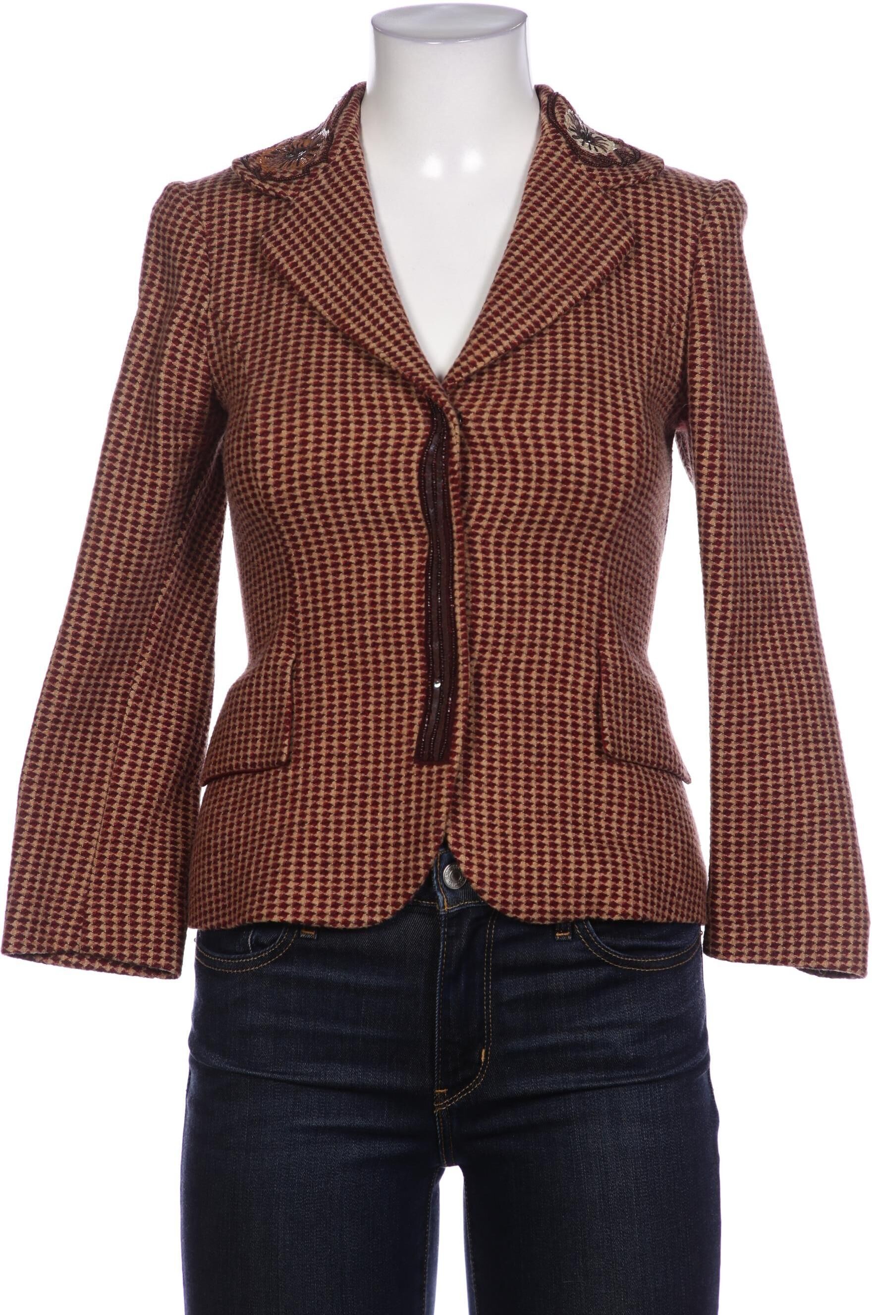Dorothee Schumacher Damen Blazer, Bordeaux, Gr. S, Wolle / Viskose - Second Hand