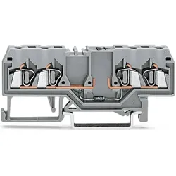 Wago Diodenklemme 4-Leiter 280-815/281-411 Maximalstrom (Imax) pro Diode 0,5A, Max. Betriebsspannung (Um, Elektronikzubehör + Gehäuse, Grau