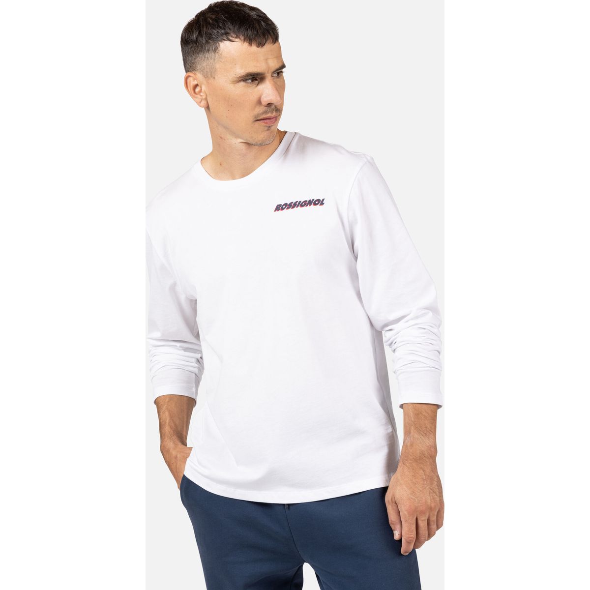 Rossignol Long Sleeve Tee white (100) M RLOMY06-100-M