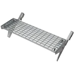 Dachtritt-Set 80x25cm, Klemm-Montage, RAL-Farben