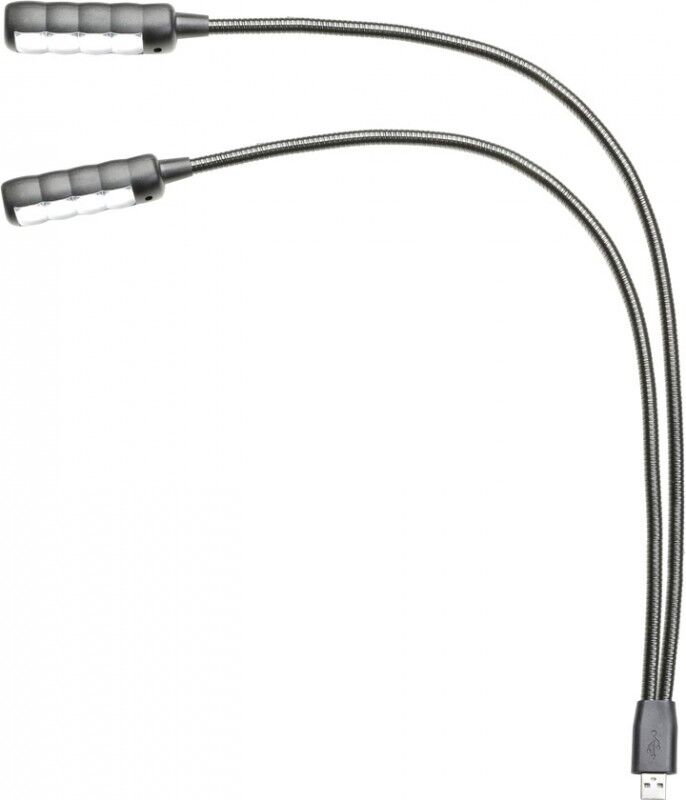 Adam Hall Stands Sled 2 Ultra Usb Led-Schwanenhalsleuchte + Usb-Anschluss