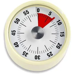 ADE mechanischer Küchentimer creme