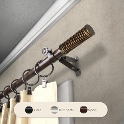 InStyleDesign Yarn Adjustable Curtain Rod