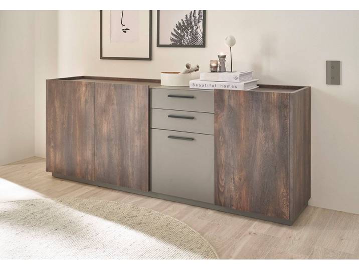 Home affaire Sideboard LARGO, Soft-Close-Funktion, Breite ca. 200 cm