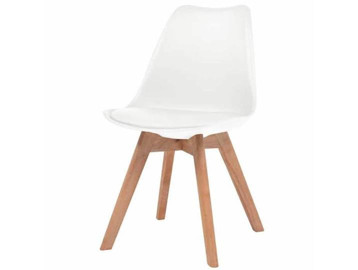 NEW Chaises de Cuisine - Chaises à manger (Set de 2） Blanc Plastique{46x51x82 cm} 397772