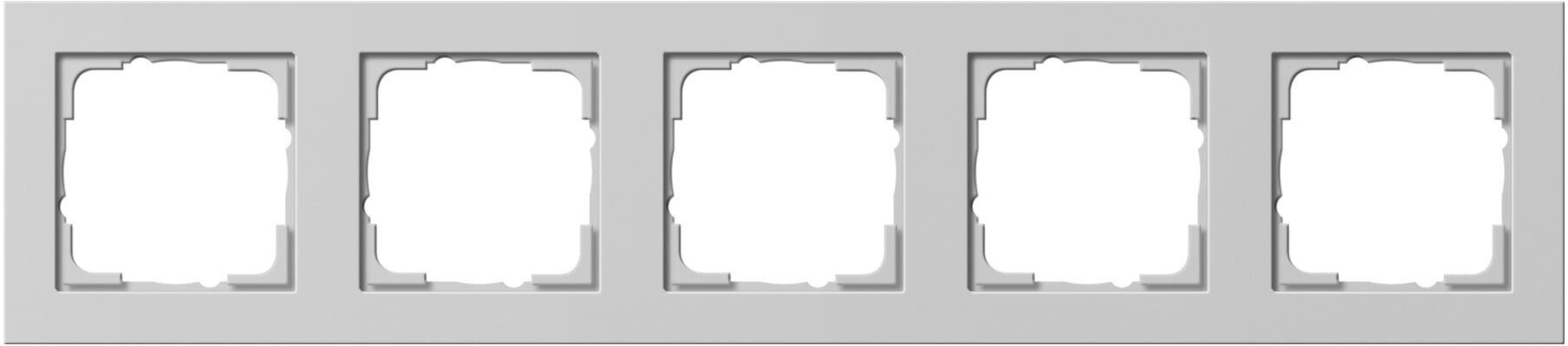 Gira Abdeckrahmen 5-f. grau 021537)