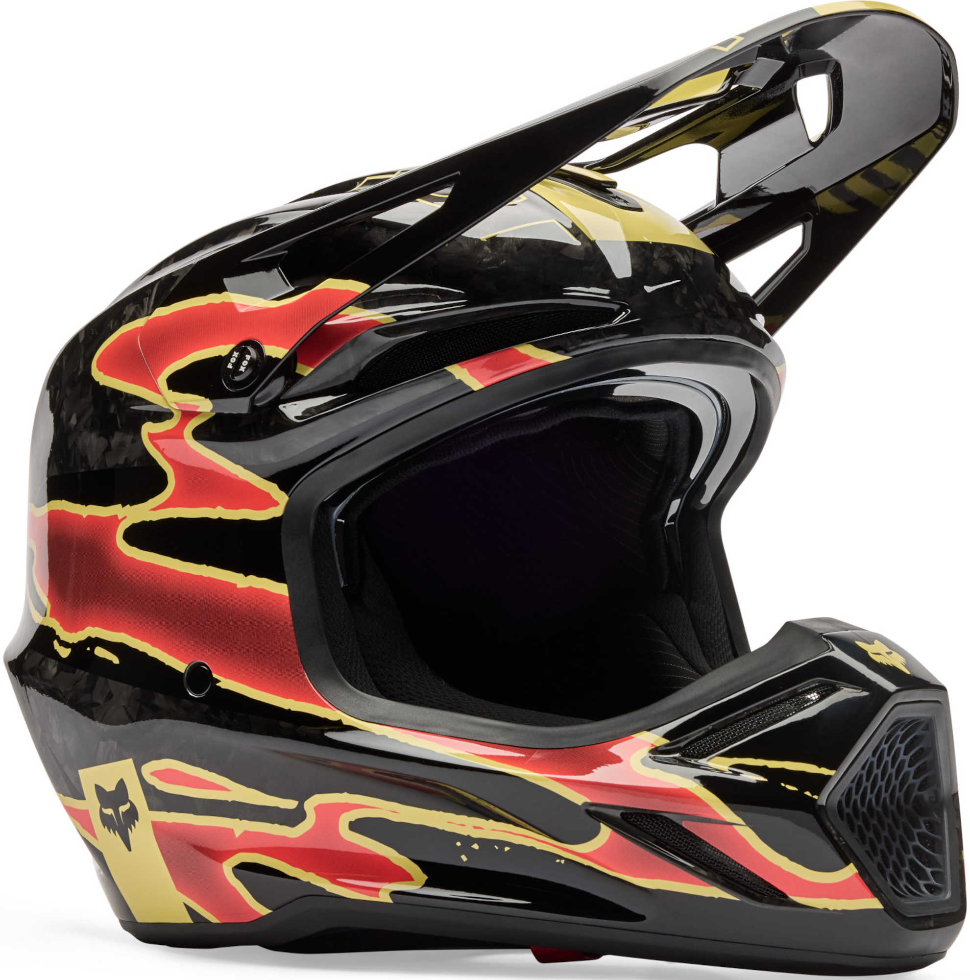 FOX V3 RS Inning Motocross Helm 36390-001-S
