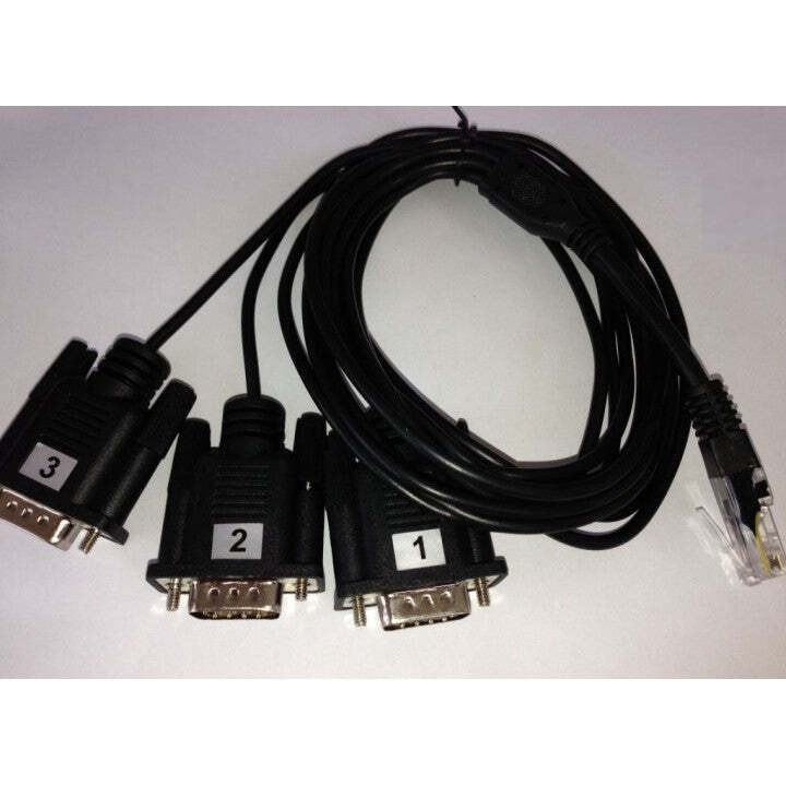 ALLNET MSR adapter voor COM-poort met RJ45-aansluiting en 3 seriële poorten