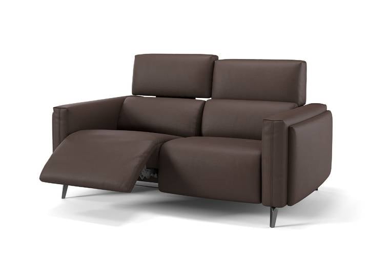 Leder Sofa AVELLA 2-Sitzer Couch Couchgarnitur