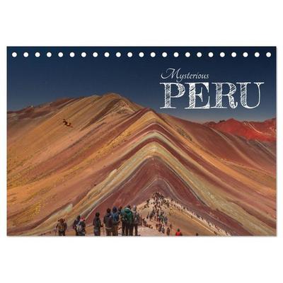 Mysterious Peru (Desk Calendar 2026 DIN A5 landscape), CALVENDO 12 Month DeskCalendar