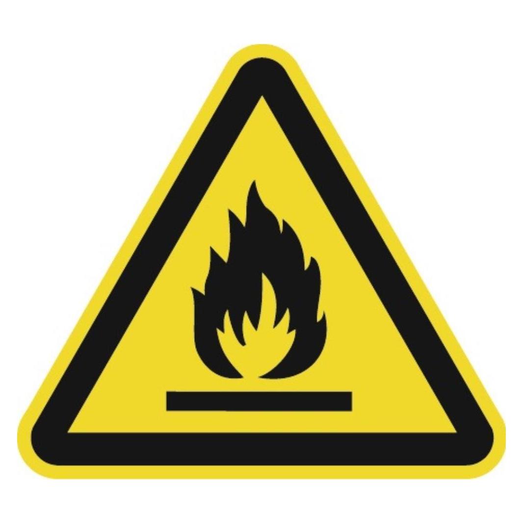 HP Autozubehör Warnzeichen Warnung feuergefährliche Stoffe (9000477654)