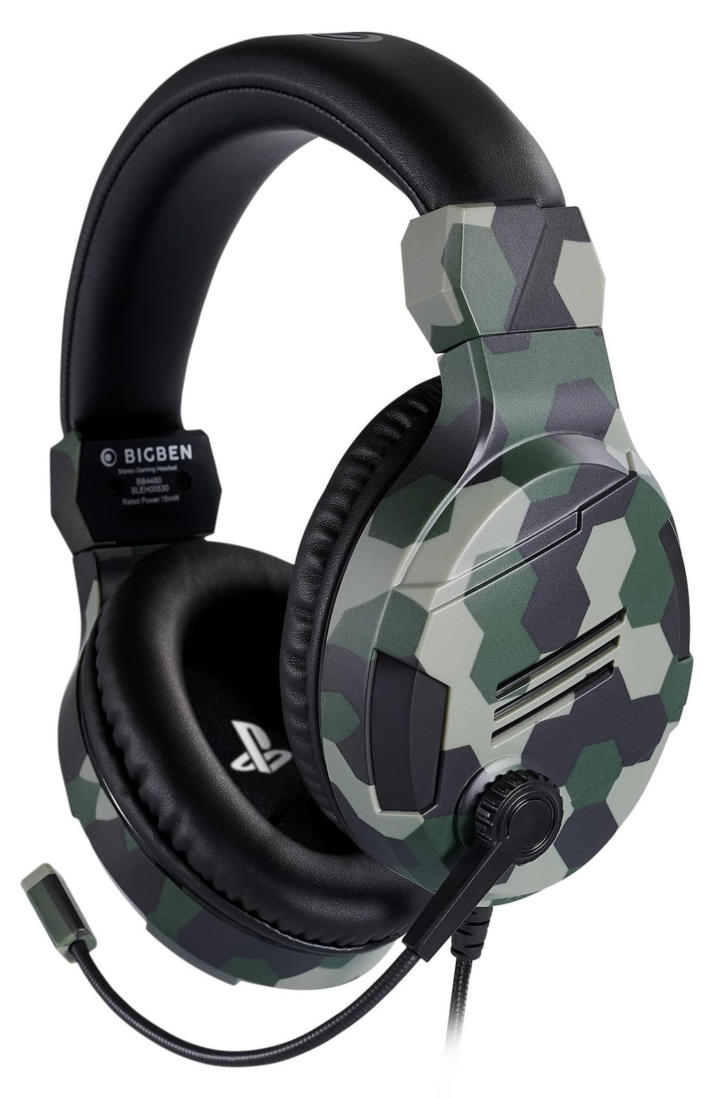 BigBen PS4 Stereo-Hoofdtelefoon V3 blauw Camouflage