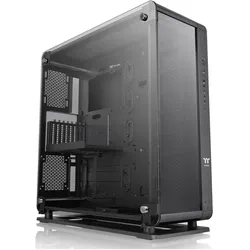 Thermaltake Core P8 TG (ATX, E-ATX, mATX, Mini-ATX), PC Gehäuse, Schwarz, Transparent