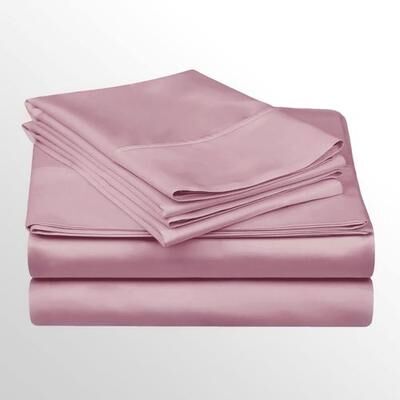 Home City, Inc. Enchantment Sheet Set, Queen, Blush