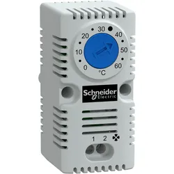 Schneider Electric Thermostat NSYCCOTHO, Thermostat, Grau, Blau