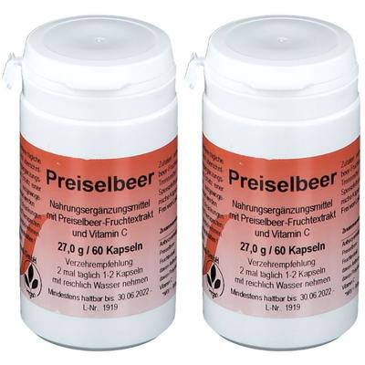 Preiselbeer Kapseln 2x 2x60 St