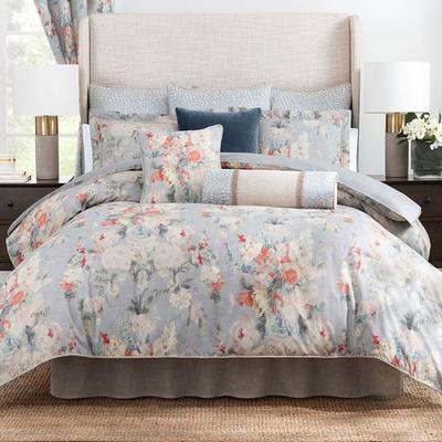 P/Kaufmann Home/ Bedding Penelope Comforter Set Gray, King, Gray