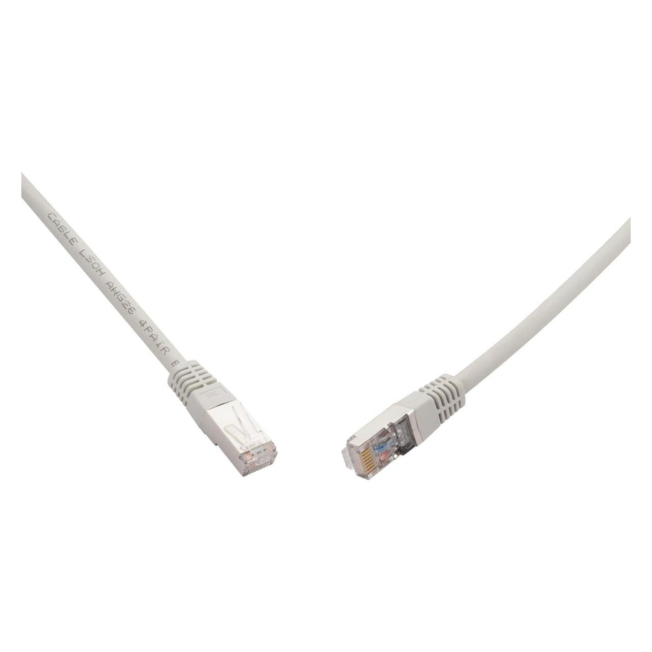 Solarix SFTP CAT6A 2 m, nicht verhedderungssicher / Patchkabel / RJ45-RJ45 / grau (S/FTP, CAT6a, 2 m) (C6A-315GY-2MB)