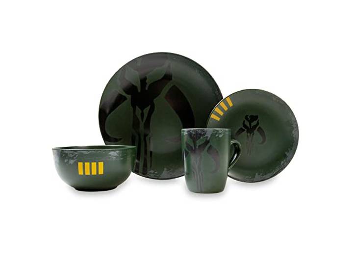 Star Wars Boba Fett Mandalorian Teller & Bowl Collection 4-teiliges Set