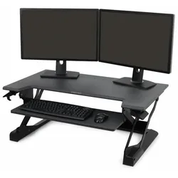 ERGOTRON WorkFit-TL Sitz-Steh-Schreibtisch-Arbeitsplatz schwarz max. Belastung 18kg.