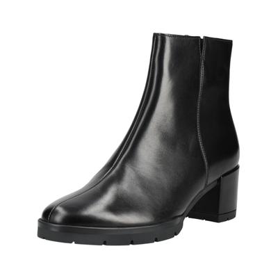 Stiefelette HÖGL "Högl Stiefelette Leder", Damen, Gr. 39, schwarz, Leder, Schuhe Stiefelette