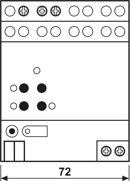 Jung KNX Universeel Dimmer en Toerentalregelaar 3901REGHE 1-voudig