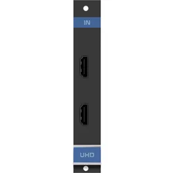 Kramer UHD-IN2-F16/STANDALO 4K HDMI-Eingangskarte 2-Kanal - 8.910 Mbps (2 Ports), Netzwerk Switch, Schwarz