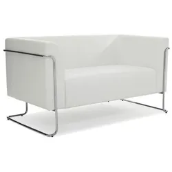 hjh OFFICE Lounge Sofa CURACAO Kunstleder mit Armlehnen