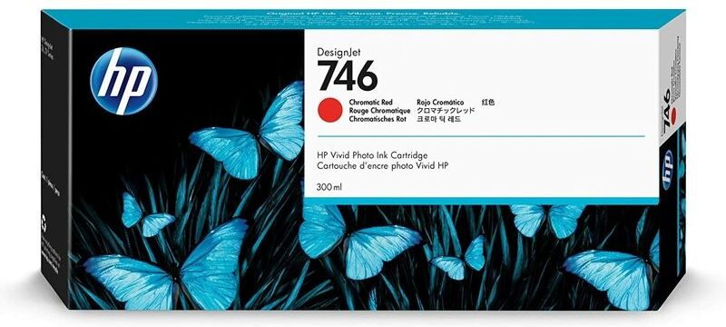 HP 746 (P2V81A) - Chromatisches Rot - Druckerpatrone