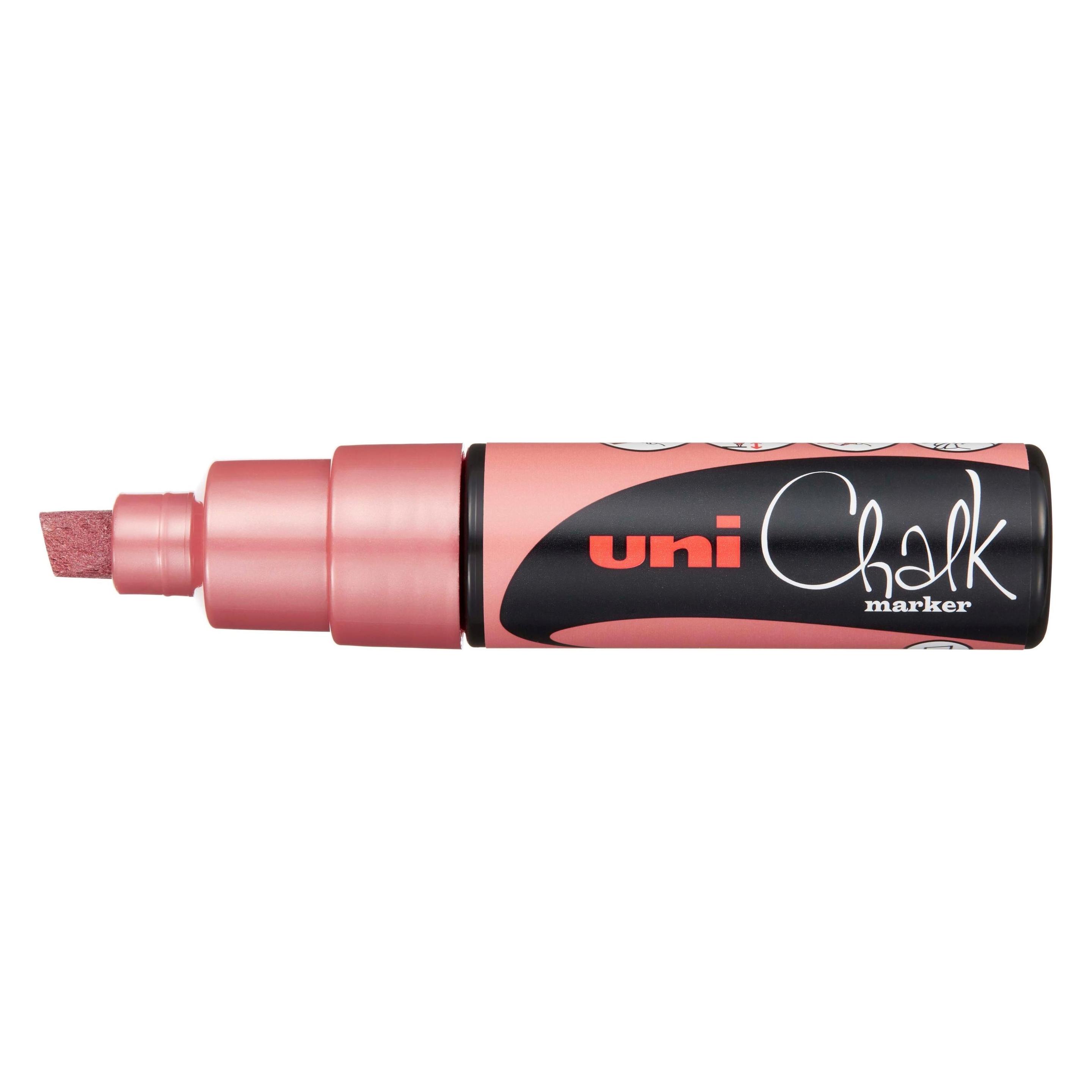 Uni-ball Kreidemarker uni CHALK 8 mm Metallic Rot (1x) (10.1.1266)