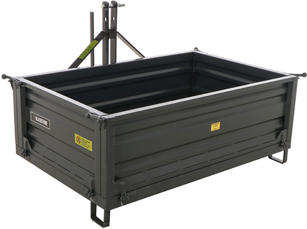 BlackStone B-TB 140 - Cassone transporter per trattore - Ribaltabile - 3 sponde apribili