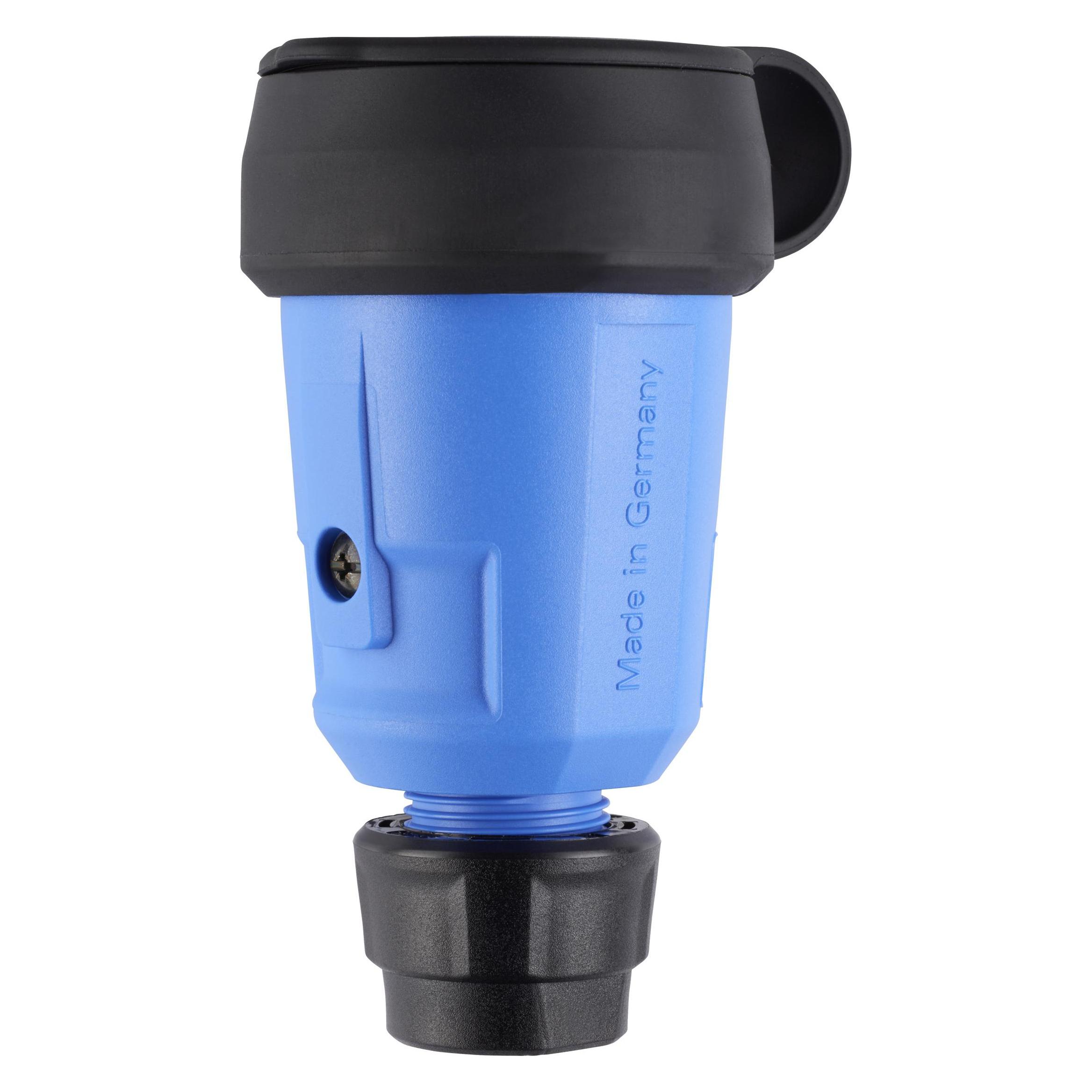 ABL Hightech Kupplung SCHUKO 100000078 Elamid blaue Manschette Ber.schutz IP44 (100000078)