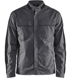 Stretch Bundjacke "4444" Industrie - 3XL - mittelgrau/schwarz