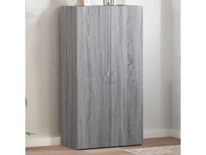 Armoire de classement - CUQUE - AF587 - Sonoma gris - Bois d'ingénierie - 60x32x115cm