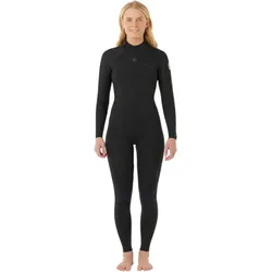 RIP CURL WOMENS DAWN PATROL 5/3 BACK ZIP Full Suit 2027 black - 10
