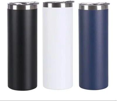 Uplifted Finds Stainless Steel Vacuum Insulated Tumbler BPA Free Travel Mug With Lid Reusable Coffee Cup 20OZ white