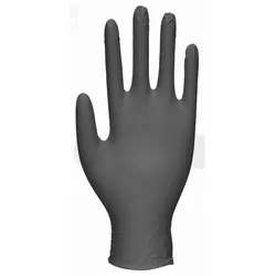 Nitrex GP0035 Handschuhe Nitril Ungepudert Schwarz Extra Large (XL) 100 Stück