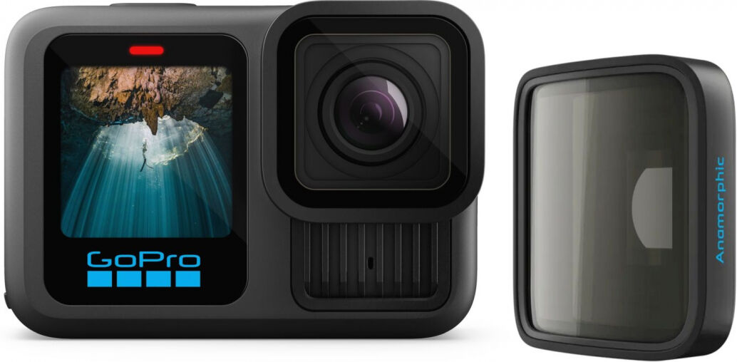 GoPro HERO13 Black + Lentille anamorphique Mod