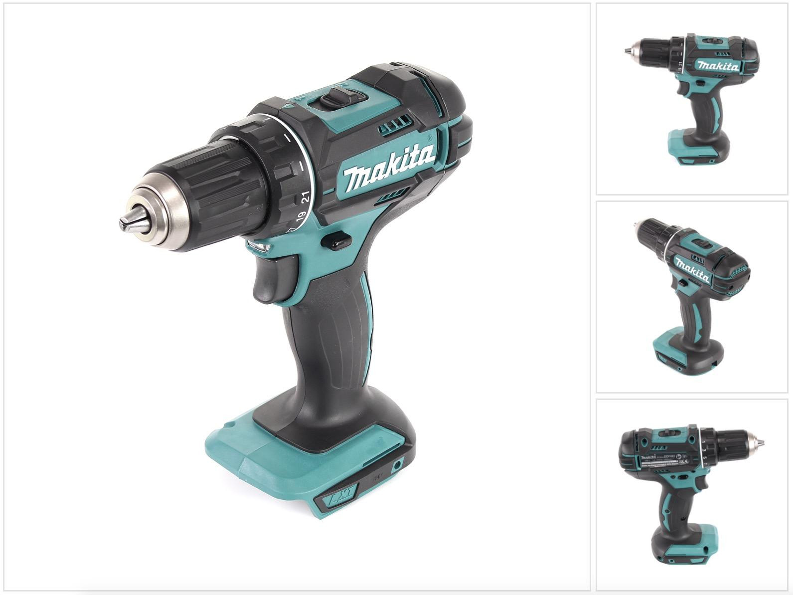Makita DDF482Z accu-boormachine en schroefmachine met dubbele LED-verlichting, 18 volt