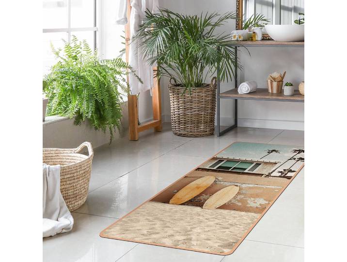Läufer/Yogamatte Leb deinen Traum 183 x 61cm Beige