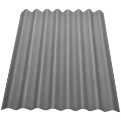 1 Platte Onduline® Easyline® Platte intensiv grau 1000 x 760 x 2,6 mm Profil 95/38