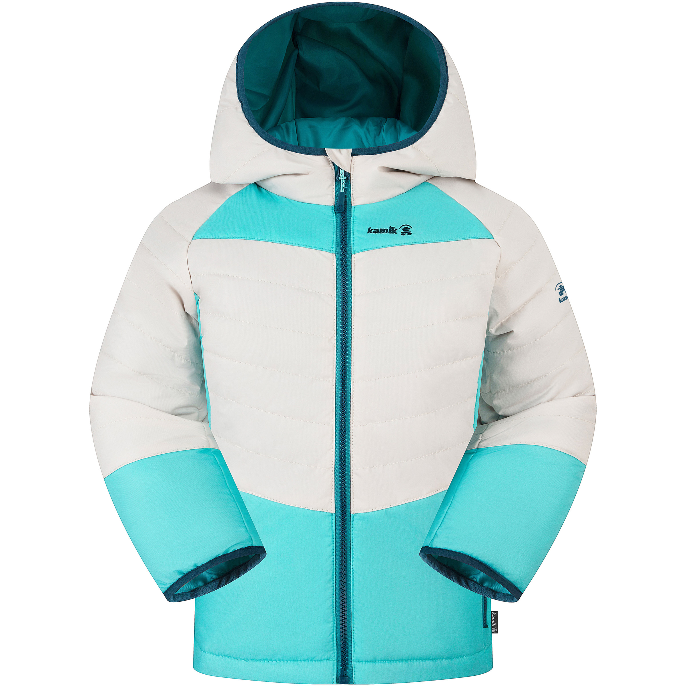 Kamik Celeste Kinder Isolationsjacke tuerkis Größe 116 Trekking Winddicht