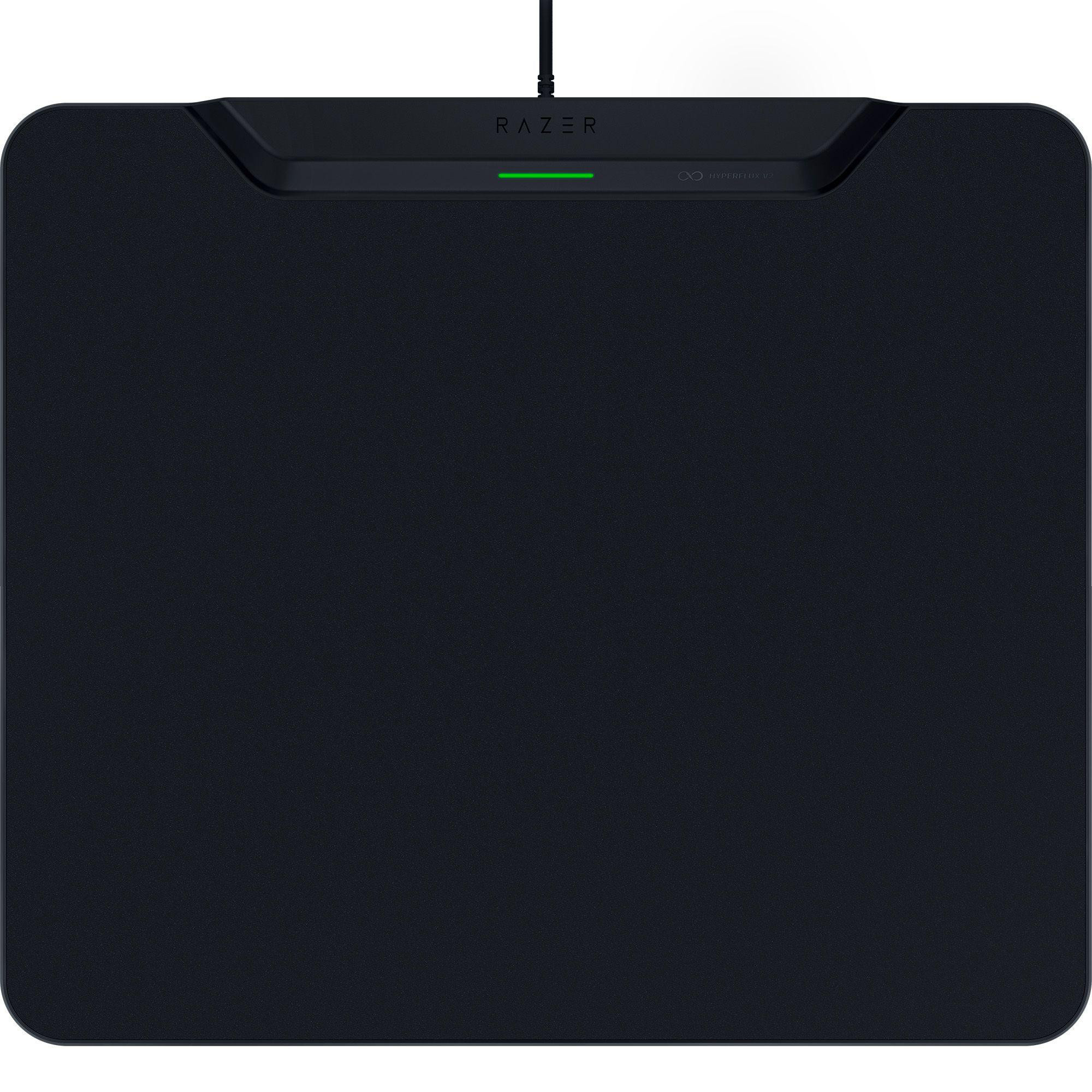 Razer HyperFlux V2 Wireless Charging System - Gaming-Mauspad & Puck zum kabellosen Aufladen