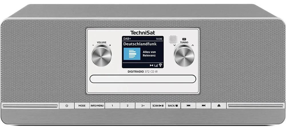 TechniSat DigatRadio 372 CD IR radio met CD-speler, zilverkleurig