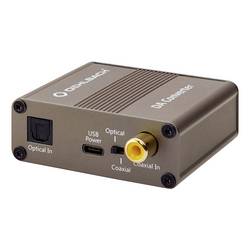 Oehlbach D1C6035 Cinch / Koaxial / Toslink / USB-C® Audio Adapter [2x Digital-Audio (koaxial), Digital-Audio (optisch), USB-C® - 2x Cinch (Stereo)] Braun