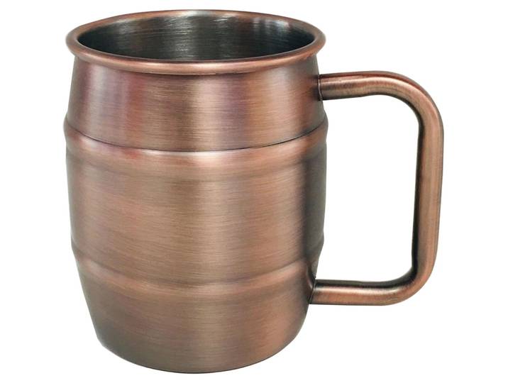 Becher-Set Piazza kupfer Messing 0.4 l - Becher-Set