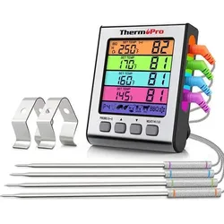 ThermoPro TP17H Kernthermometer, 4 Messfühler
